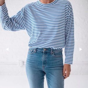 Brand: AYR “The French Fry” striped cotton shirt XS